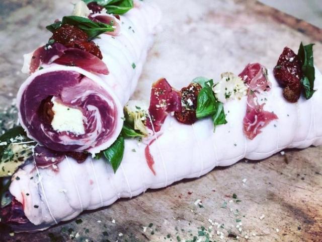 Rôti de porc italien